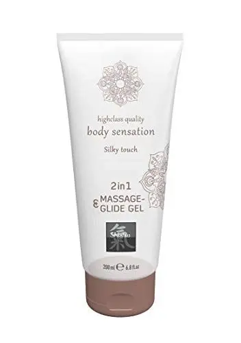Produktbild: Shiatsu Massageöl und Gleitmittel 2in1 Silky Scent, 200 ml, für erotische Massagen und ein perfektes Gleitgefühl