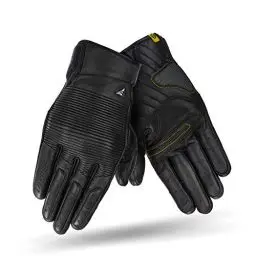 Produktbild: SHIMA Blake Motorradhandschuhe Herren - Atmungsaktive, Elastische, Touchscreen, Vintage Handschuhe aus Leder mit Knöchelprotektor, Knöchel Aufpralldämpfer, Verstärkte Handfläche (Schwarz, XXL)