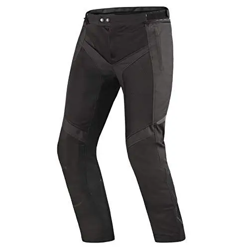 Produktbild: SHIMA JET - Atmungsaktive MESH-Paneele, Wasserdichte, Herausnehmbare Membrane, Level 2 Rückenprotektor inklusive, Erweiterte Einstellmöglichkeiten (Hose Herren, Schwarz, XL)