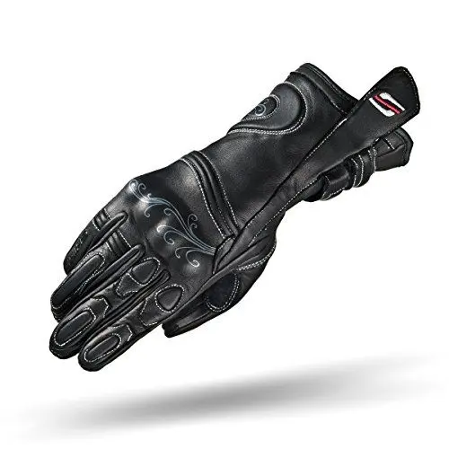 Produktbild: Shima MODENA Frauen Damen Motorradhandschuhe Leder Touring Urban LadyFit ( XS-XL, Schwarz), S