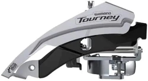 Produktbild: SHIMANO FD-TY601 Tourney Front Mech Triple Top Swing Dual Pull 66-69 für 48T, Schwarz