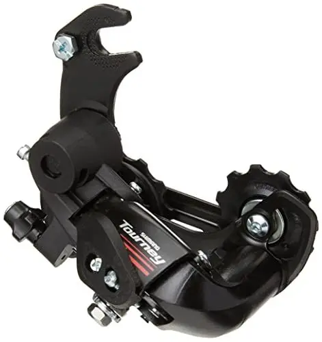 Produktbild: SHIMANO Herren Tourney Schaltwerk, Schwarz, W/Riveted Adapter