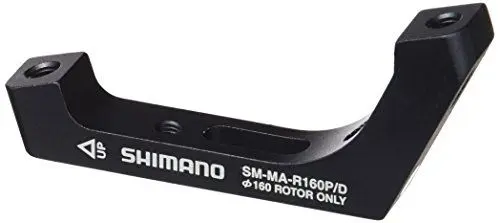 Produktbild: SHIMANO Unisex – Erwachsene Disc Brake 08179137 Scheibenbremsadapter, Schwarz, Einheitsgröße EU