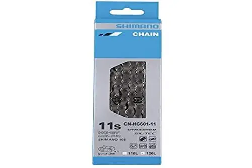 Produktbild: SHIMANO Unisex – Erwachsene I-CNHG60111126Q Fahrradkette, Silver, 126 Glieder