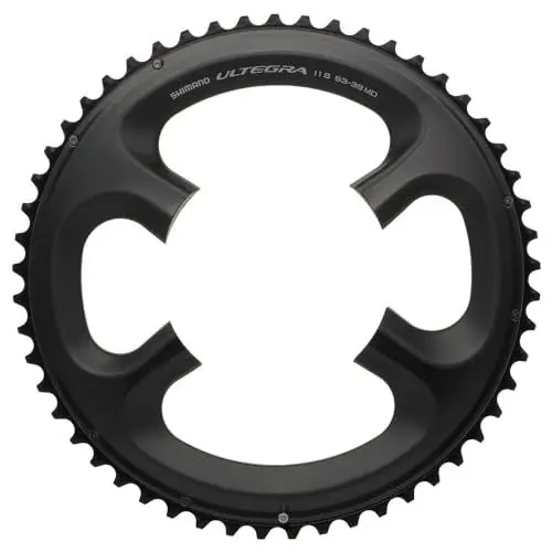 Produktbild: SHIMANO Unisex – Erwachsene Ultegra Fc-6800 Kettenblatt, Schwarz, 53 zähne EU