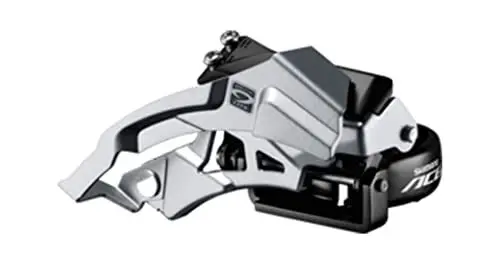 Produktbild: Shimano Acera FD-M3000 Umwerfer 3x9-fach silber/schwarz Ausführung 66-69° Kettenstrebenwinkel 2016 Mountainbike
