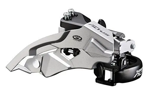 Produktbild: Shimano Altus FD-M370 Umwerfer 3x9-fach Schelle Dual-Pull schwarz Ausführung 66-69° Kettenstrebenwinkel 2016 Mountainbike