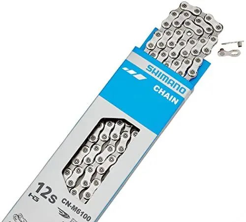 Produktbild: Shimano CN-M6100 (Deore) 12-Gang-Kette // 116 Glieder (Quick-Link), Silber
