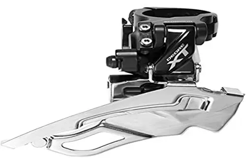 Produktbild: Shimano Deore XT Trekking FD-T8000 Umwerfer Schelle hoch 3x10 Down Swing Schwarz 2017 Mountainbike