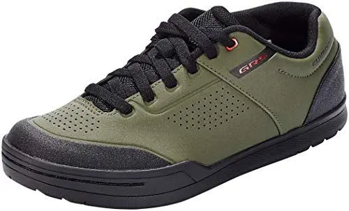 Produktbild: Shimano Herren Mountainbike Schuhe | SH-GR501M Flat Pedal Schuhe | Olivgrün | Ultimative Performance für Gravity-Fahrer | MTB-Schuhe | Fahrradschuhe, 43 EU
