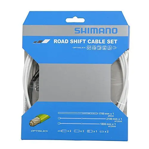 Produktbild: Shimano OPTISLICK Schaltzug-Set Road weiß 2016 Schaltzug/-hülle