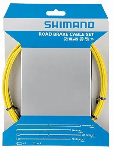 Produktbild: Shimano Rennrad Bremszugset PTFE, gelb