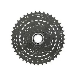 Produktbild: Shimano Unisex-Adult Cassette 9v 11-46 CS-LG400 Fahrradkassetten und Kiefernkerne, Mehrfarbig, One Size