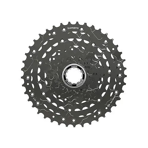Produktbild: Shimano Unisex-Adult Cassette 9v 11-46 CS-LG400 Fahrradkassetten und Kiefernkerne, Mehrfarbig, One Size