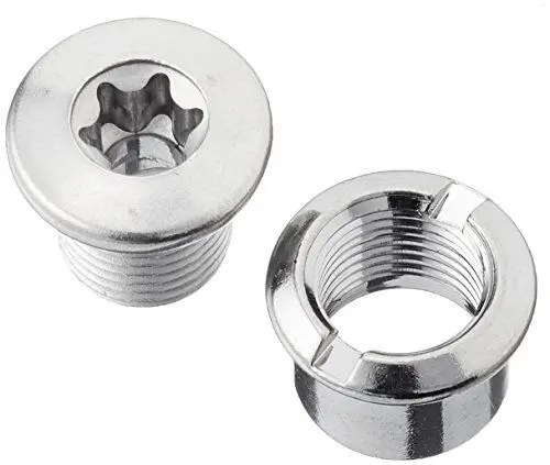 Produktbild: Shimano Unisex-Adult Tornillo Fijación Plato 5Uds Fahrradkomponenten und Ersatzteile, Mehrfarbig, One Size
