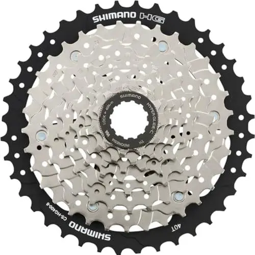 Produktbild: Shimano Unisex – Erwachsene CS 400 HG Kassettenkranz, Schwarz, Einheitsgröße