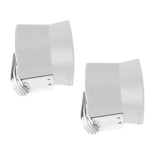 Produktbild: shinar Metall Wandhalterung Kompatibel mit sonos Era 300 Platzsparend,Halterung Zubehör Ständer Kompatibel mit Era 300 integriertem Kabelmanagement Max. 12 kg (2-Pack, Schwarz) (Weiß)
