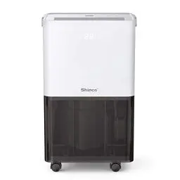 Produktbild: SHINCO Luftentfeuchter Elektrisch 10L,Raumentfeuchter mit Feuchtigkeitssensor,für 45m³(15m²),Energieeinsparung,Aktivkohlefilter,Wäsche trocknen,Automatischer Neustart,Ablaufschlauch