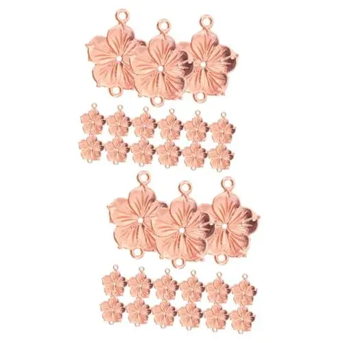 Produktbild: SHINEOFI 100 Stück Armband Gliederanhänger Schmuckornamente Charms Für Armbänder Schmuckteile Dekorative Anhänger Halskettenanhänger Schmuckanhänger Filigrane Anhängerglieder