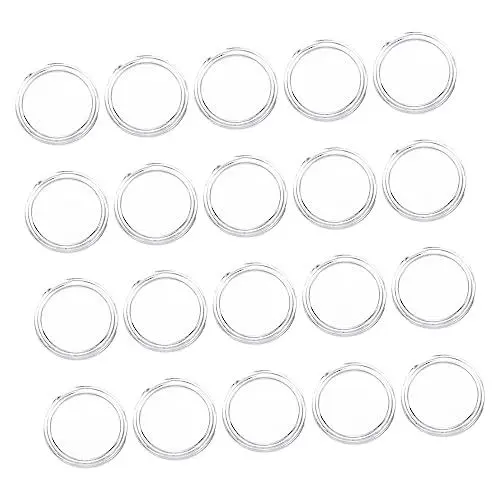Produktbild: SHINEOFI 100st Für Münzen Münzhalter Für Einen Halben Uns Münzen Professioneller Münzschutz Münzorganisator Vitrine Für Gedenkmünzen Münzzubehör Transparent Plastik