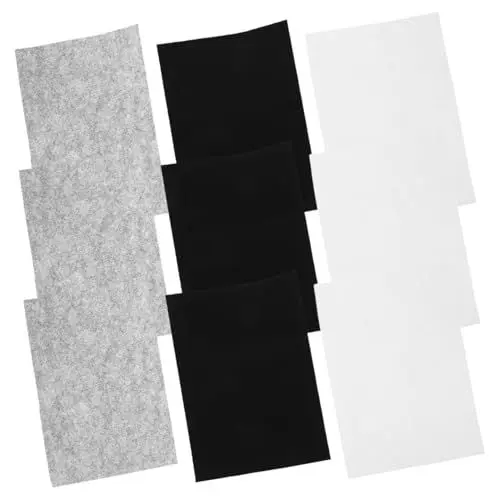 Produktbild: SHINEOFI 1 Satz Farbiges Filztuch Filzstoff Für DIY Filz Für Dekoration DIY-Stoff DIY Filzsets Dekorationsmaterial Bulk Seidenpapier Filz Für Nähprojekte Bastelstoff Stoff Filz Gefühlt 9st
