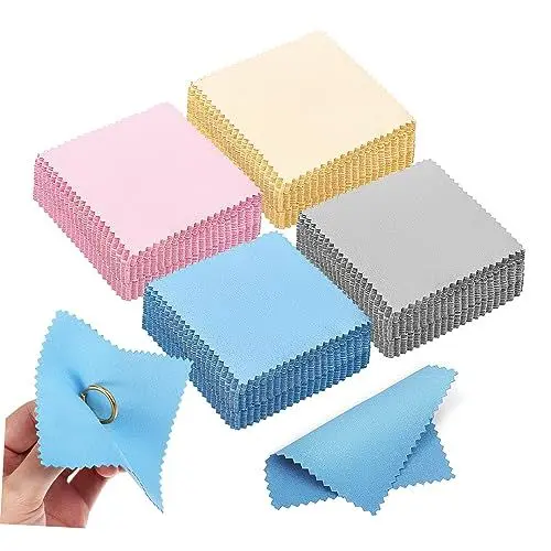 Produktbild: SHINEOFI Elegante Schmuck-reinigungstücher 200 Stück Weiche Und Bequeme Tücher Zum Polieren Reinigen Und Polieren Von Schmuck
