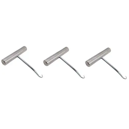 Produktbild: SHINEOFI 3St schläger besaitungsmaschine Badminton Tennisschläger Besaitungshaken für Tennis Besaitungsmaschine für Tennis Einfädelmaschine Werkzeug Seilzug Stringer Abzieher