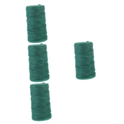 Produktbild: SHINEOFI 4 Rollen Geschenkverpackungsschnur Juteseil Gartenschnur, Robust Bindeseil Bindfäden Für Bastelarbeiten Geflochtenes Seil Aus Jute Dekoratives Bastelseil Juteschnur Betäuben