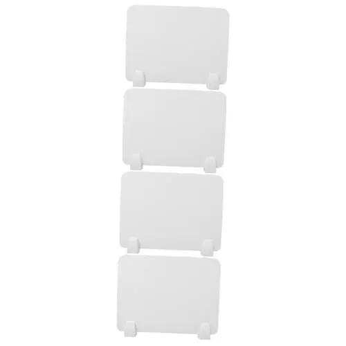 Produktbild: SHINEOFI 4 Sets Sichtschutzwände Für Klassenzimmer Must Haves Für Klassenzimmer Sichtschutzmappen Klassenzimmer Sichtschutztafeln Sichtschutzordner Sichtschutzmappen Für Schüler Weiße