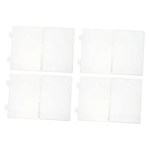 Produktbild: SHINEOFI 4 Stücke Boxen Foto aufbewahrungsbox Foto-Organizer-Fall Schmuck-Organizer-Fach aufbewahrungsdose Storage Boxes schmuckkästchen Aufbewahrungsbehälter für Postkarten Fall für Fotos