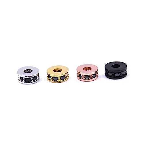 Produktbild: SHINEOFI 5 Stück Schmuckzubehör Zirkon Anhänger DIY Anhänger Spacer Perlen Perlen Charm