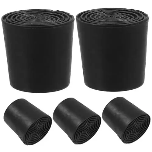 Produktbild: SHINEOFI 5st Türstopper-gummikopf Türanschlagkeil Schützender Türstopper Türanschlagschutz Türstopper Heruntertreten Sicherheits-türstopper Für Zu Hause Türkeilstopper Türhalterkeil Black