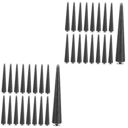 Produktbild: SHINEOFI 60 Stück Punk-Nieten Kleidungsspike Punk-Niet-Spikes-Set Punk-Zubehör Punk-Spikes Nieten Diy-Taschennieten Helix-Nieten Punk- -Nieten-Set Nietenanhänger Kleider