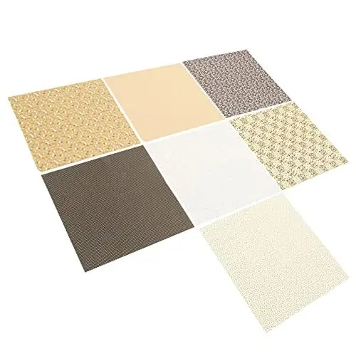Produktbild: SHINEOFI 7St Baumwollfabrik Baumwollstoffe Patchworkdecke Stoffbündel Quadrate Stoffe zum Nähen Nähhandwerk Dekostoff Stoff zum Nähen und Quilten Viertel Stoffbündel 100% Baumwolle