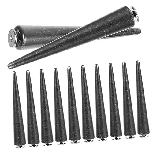 Produktbild: SHINEOFI 90 Stück Punk-Nieten Diy-Taschennieten Kleidungsspikes Kleider Punk-Kleidung Helix-Nieten-Set Punk-Diy-Nieten Spikes Nieten Punk-Taschenspikes Zubehör