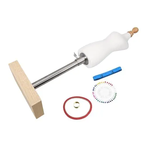 Produktbild: SHINEOFI Nähmodell Realistische Schaufensterpuppe Kleiderschaufensterpuppe Schneiderpuppe Weibliches Kleid Schaufensterpuppe Körperkleid Kleine Kleiderpuppen Mini