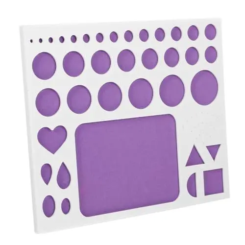 Produktbild: SHINEOFI Papier-Quilling-Form, Form-schablonenbrett, Kreis-schablonenbrett, Quilling-Kits, Arbeitsbrett Für DIY-papierhandwerk, Lila