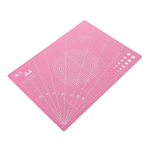 Produktbild: SHINEOFI Rücken schneiden Schneidematte cutting mat gravurplatte PVC-Schneidebrett Gravierplatte Bastelmatte nähen PVC-Schneideunterlage Gravurmatte PVC-Schneideplatte Nähmatte Rosa