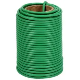 Produktbild: Shintop 3,5mm x 20 m Pflanzenbinder, Grün Pflanzendraht Weich Gartendraht Dicke Bindedraht Gummiert Zum Anbinden von Kletterrosen Geeignet, Pflanzenstütze im Garten