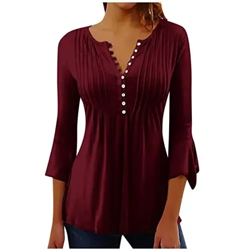 Produktbild: Shirts Damen Tops Tops Y2K Button Down Shirts Für Damen Oberteile Für Damen Lässig Frühling Women's T-Shirts Summer Tops Y2K Blusen Für Damen Dressy Casual Summer Tops Sommer Oberteile