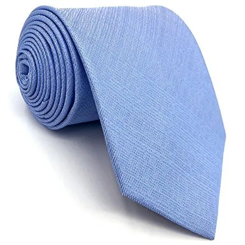 Produktbild: Shlax&Wing Baby Blau Einfarbig Herren Krawatte Geschäftsanzug Classic