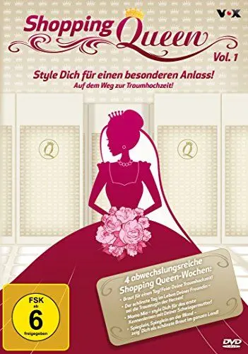 Produktbild: Shopping Queen - Style dich für einen besonderen Anlass - Auf dem Weg zur Traumhochzeit Vol. 1 (4 DVDs)
