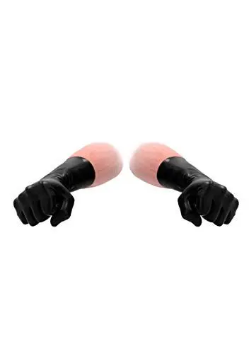 Produktbild: SHOTS FST001BLK FIST IT Kurze Latexhandschuhe - 33,5 x 12 x 0,2 cm - Extra stark und benutzerfreundlich - Unbegrenztes Vergnügen - Schwarz