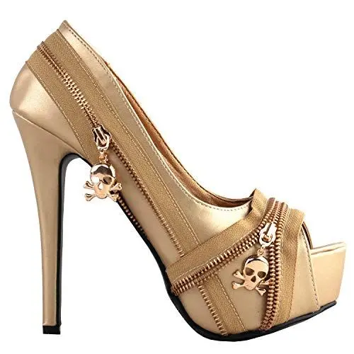 Produktbild: SHOW STORY Stunning Special Occasion Stilettos EVE Pumps,LF80836CJ41,41EU,Gold
