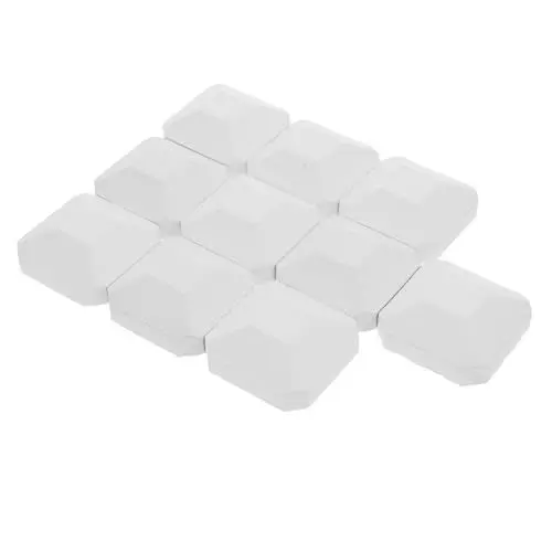 Produktbild: SHOWERORO BBQ Grill Ersatzteile 10er Pack Cordierit Briketts Selbstreinigend für Gasgrill Kompatibel Turbo