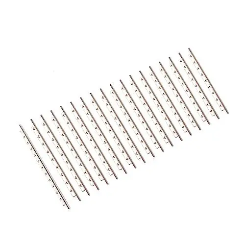 Produktbild: SHOWERORO Seiden-gitarren-bunddraht-set 18 Bünde Kupfernickel-bassgitarrendraht 2 0 Mm Breit Nickellegierung Gg01