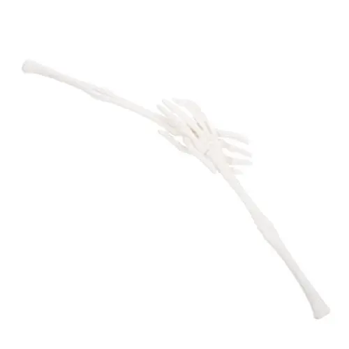 Produktbild: SHOWERORO 2er-Set Halloween-Skeletthand- weiß realistische gefälschte Hand Arm Salatzange für Halloween-Party-Requisiten