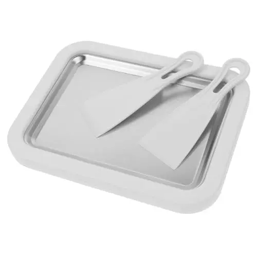 Produktbild: SHOWERORO 1 Satz Maschine für frittierten Joghurt Joghurtmaschine Kinder Eismaschine mini eismaschine Eiscreme selber machen Mini-Eismaschine Slushie-Maschine für Kinder Aluminium Weiß