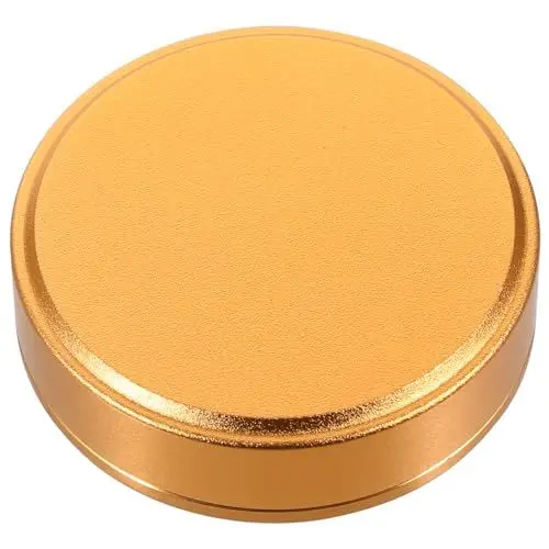 Produktbild: SHOWERORO 1 Satz Teedeckel tea storage teepaket Tee Jar Zubehör Teedosendeckel aus Metall tea pots Deckel aus Aluminium multifunktionaler Deckel für Aluminiumlegierung Golden