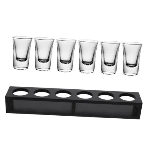 Produktbild: SHOWERORO 1 Satz Transparenter Präsentationsständer Für Wodkagläser Weinbecherhalter Vorspeisenschalen Cocktailbecher Klare Gläser Herrengläser Tisch Weinregal Partybecher Gläser